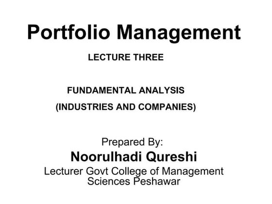 industrial analysis