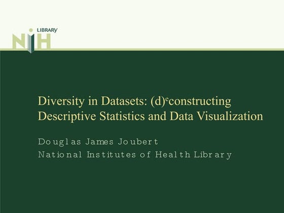 Descriptive Statistics and Data Visualization