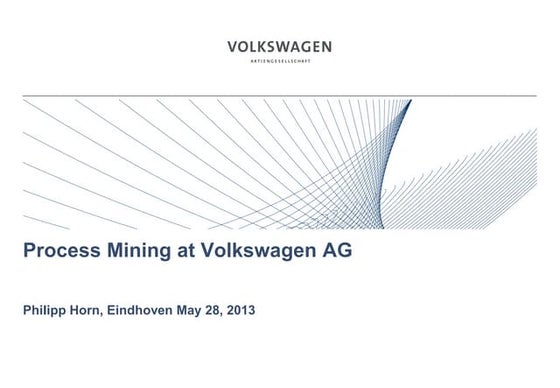Volkswagen - Analyzing the World's Biggest Purchasing Process