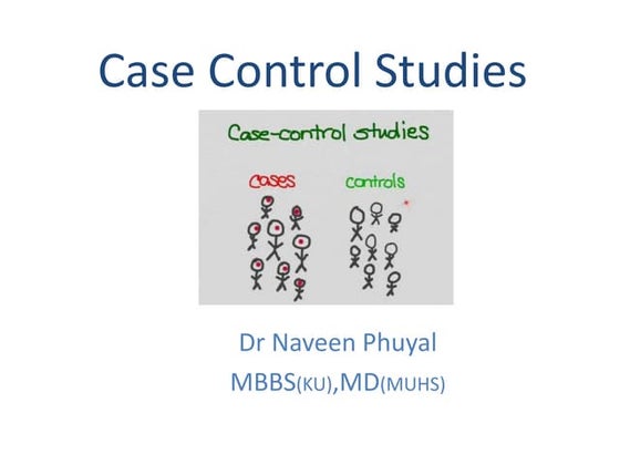 4. case control studies