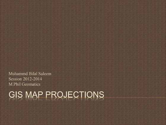 GIS Map Projection