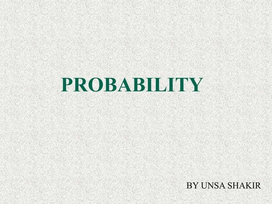 probability