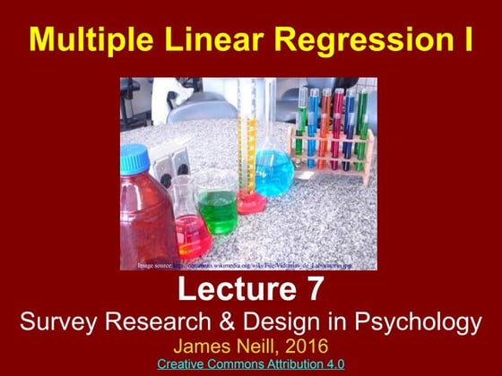 Multiple linear regression