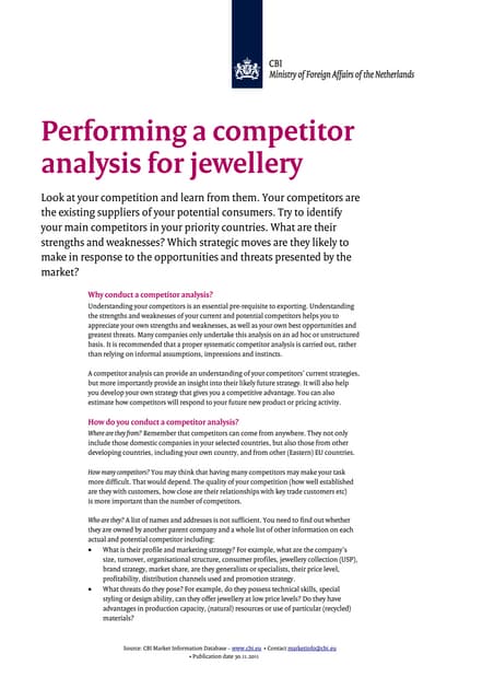 The ultimate project on Jewellery all the data ever you wanted