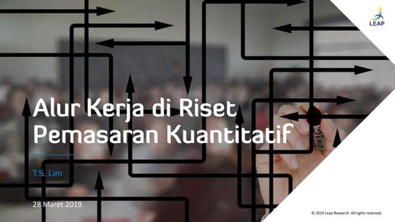 Alur Kerja di Riset Pemasaran Kuantitatif
