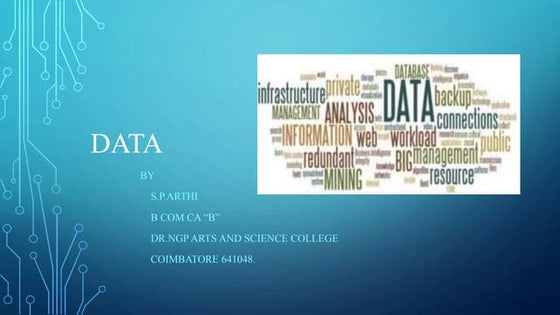 Data and its Types