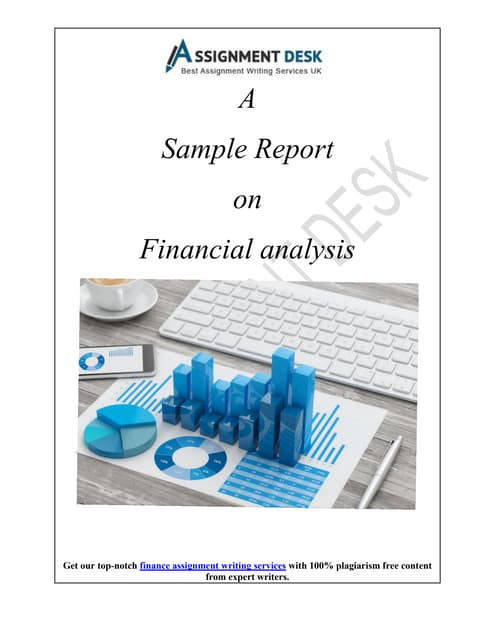 A sample report on financial analysis