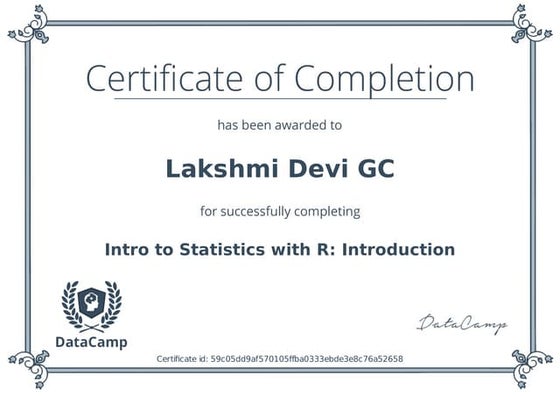 Intro to Stastics with R- Introduction