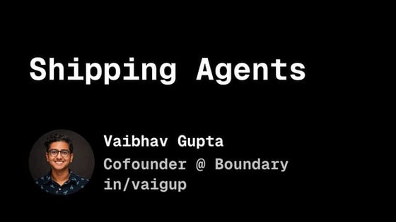 Vaibhav Gupta BAML: AI work flows without Hallucinations