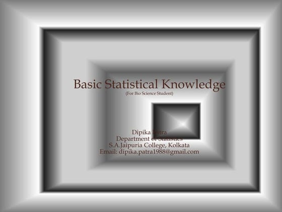 Basic statistics