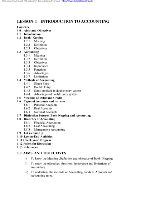 Accounting for Managers book