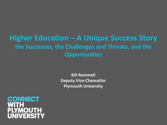 Bill Rammell Plenary