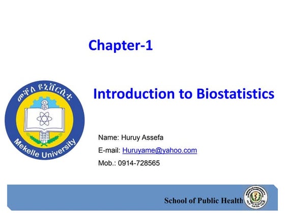 Biostatistics.school of public healthppt