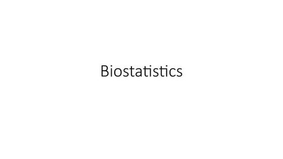Basic of Biostatisticsin the field of healthcare research.pptx