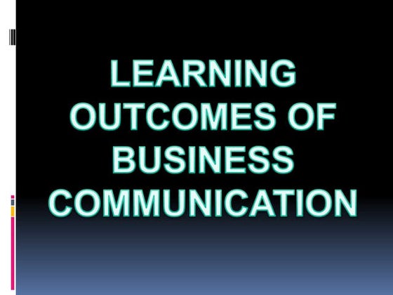 Business comunication
