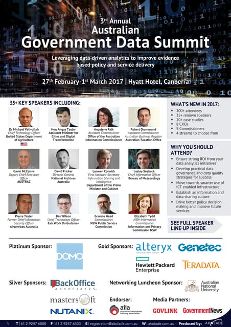 GOV29 3rd Annual Australian Government Data Summit