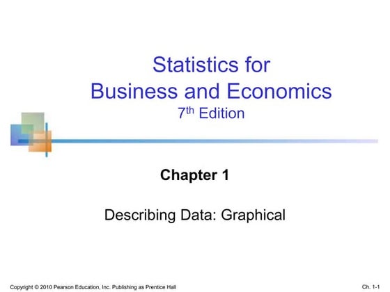 Chap01 describing data;  graphical