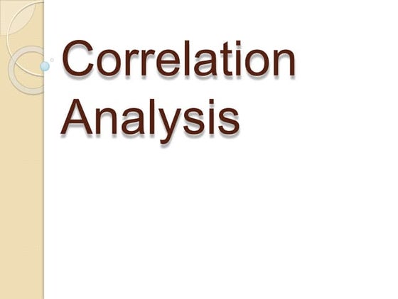 concept of correlation analysis in data science