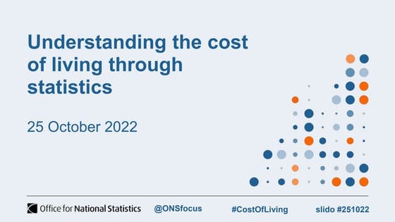 Understanding the cost of living through statistics