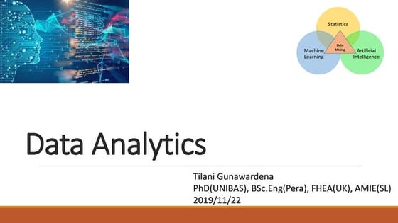 Data analytics