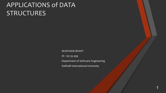 Presentation on Data Structure