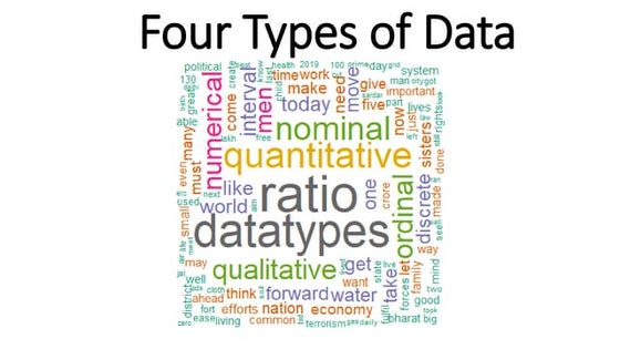 Four data types Data Scientist should know