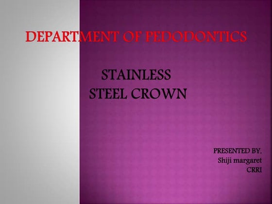 Stainless Steel Crown