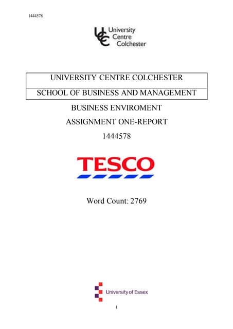 Assignment 1 Hand in