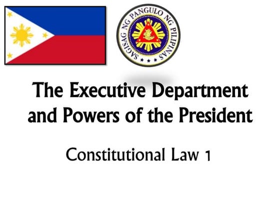 ARTICLE 7 EXECUTIVE DEPARTMENT