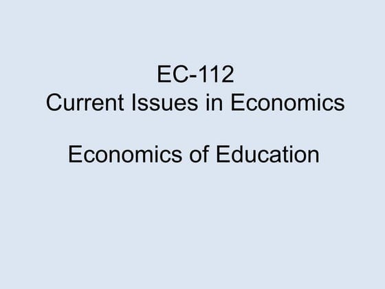 Economics of education 04.11.11(3)