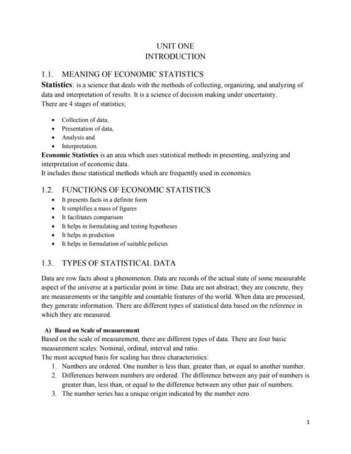 Edited economic statistics note