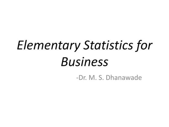 Elementary Statistics for Business.pptx