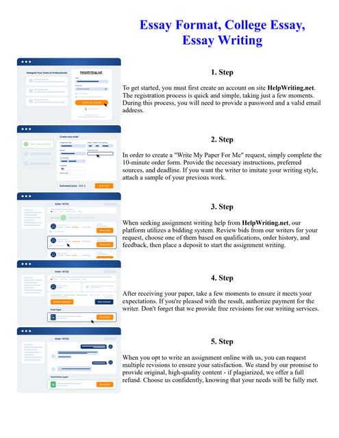 Essay Format, College Essay, Essay Writing