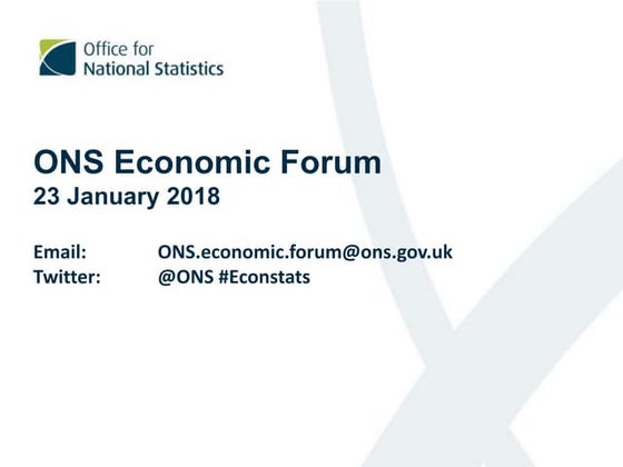 ONS Economic Forum 