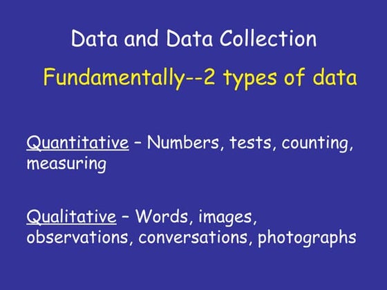 Data collection