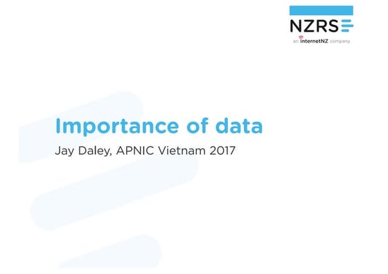 The importance of data