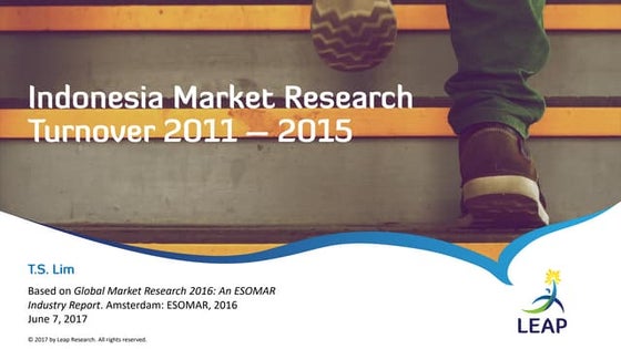 Indonesia Market Research Turnover 2011 – 2015