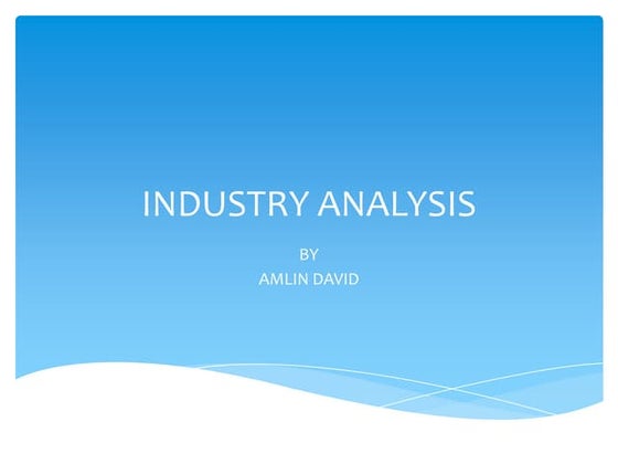 Industry analysis