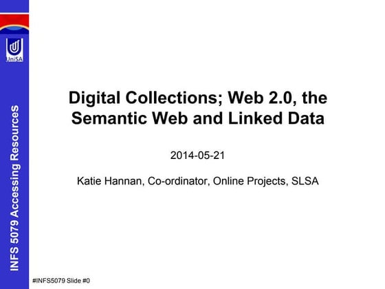 Digital Collections; Web 2.0, the Semantic Web and Linked Data