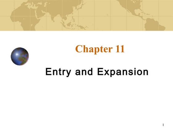 International Business Chapter 11