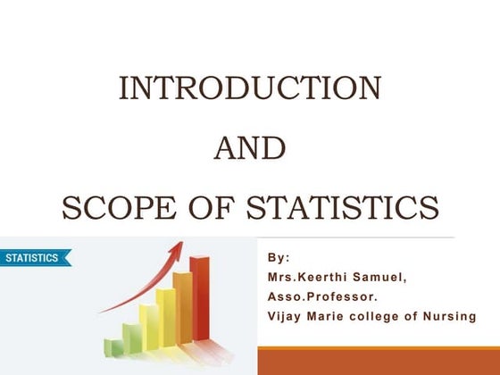 Introduction and scope of statistics