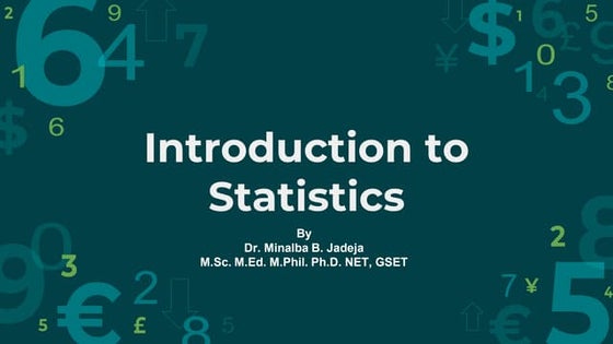 Introduction to statistics for social sciences 1
