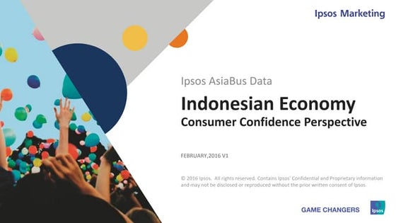 Indonesian Economy: Consumer Confidence Perspective