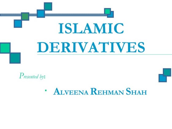 Islamic derivatives