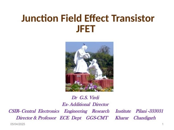 Junction Field Effect Transistors (JFET)