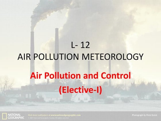 AIR POLLUTION CONTROL L  12 and 13
