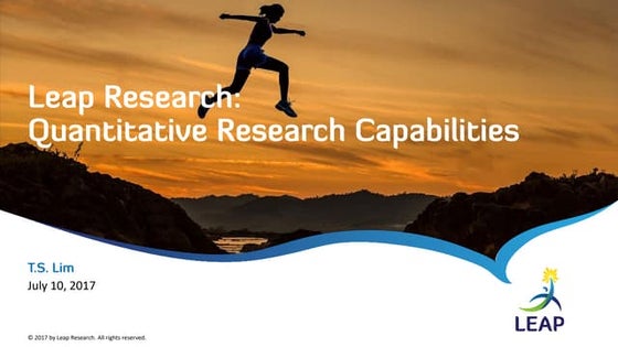 Leap Research: Our Quantitative Research Capabilities