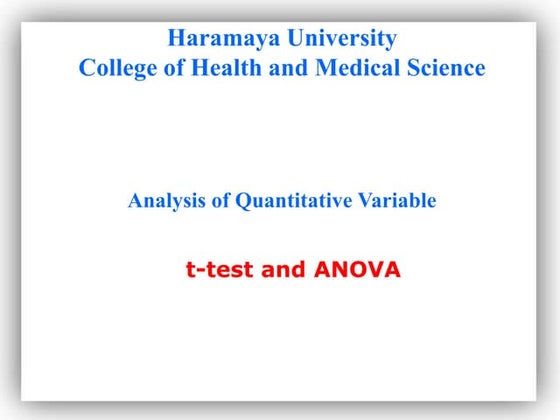 Lecture-6 (t-test and one way ANOVA.ppt