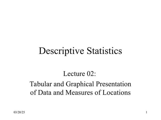 Tabular and Graphical Representations in healthcare