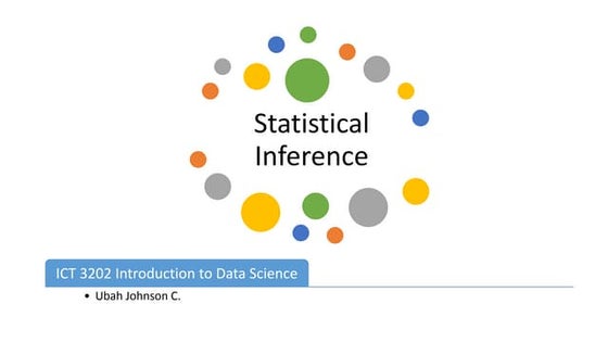 Statistical inference with Python